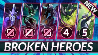 3 BROKEN HEROES EVERY ROLE (Updated!) - Climb Fast in 7.35b - Dota 2 Tier List Guide