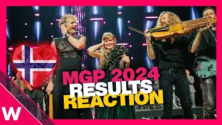 🇳🇴 Gåte wins Melodi Grand Prix 2024 by six points over KEiiNO (REACTION)