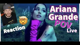 Ariana Grande - pov (Official Live Performance) | Vevo - REACTION - First time Seeing !