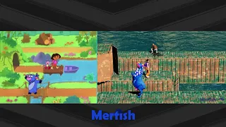 Dora The Explorer Recreated in GTA V [Side by Side Comparison]
