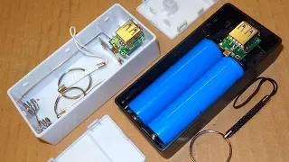 "DIY" USB Power Bank for 2x 18650 Li-Ion cells