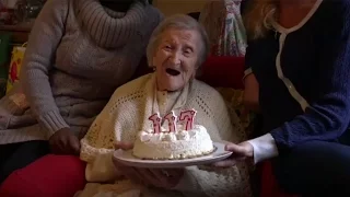 World's oldest woman celebrates her 117th birthday