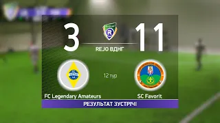 FC Legendary Amateurs 3 11 SC Favorit R CUP XIII #STOPTHEWARРегулярний футбольний турнір в м Києві
