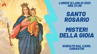 ore 21:30 - S. Rosario guidato dal Card. Comastri - misteri gaudiosi - 12/07/2021