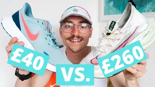 NIKES CHEAPEST VS MOST EXPENSIVE RUNNING SHOE - NIKE ALPHAFLY VS NIKE REVOLUTION