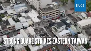 Strong quake strikes eastern Taiwan