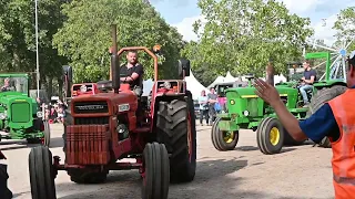 Tractors parade after Historic Tractor Show Panningen 2023 organized by HMT KLEP