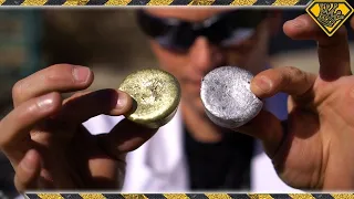 Mixing Molten Aluminum With Molten Brass | How To Use Mini Metal Foundry For Mixing Metals