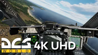 AH-64D Apache Combat Live Firing Training Flight | Amazing Graphics 4K DCS World