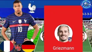 France Powerful Lineup Vs Germany 🇨🇵 Vs 🇩🇪 France Vs German Friendly Match 2024 💥✅