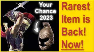 Assassins Creed Odyssey - Rarest Item is back in 2023 - Invincible Melee Helmet! - Auxesia returns!