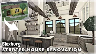 BLOXBURG: Starter House Renovation Speedbuild | Bloxburg House Build