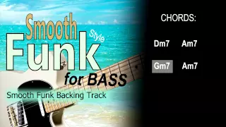 Smooth Funk #4 BASS Backing Track Dm 110 Bpm Highest Quality