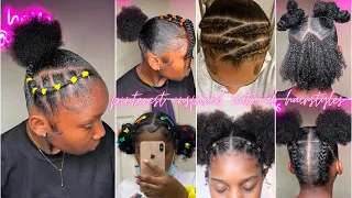 🦋💞𝐏𝐢𝐧𝐭𝐞𝐫𝐞𝐬𝐭 Protective 4c Natural Hairstyles compilation + Slayed Edges 2024🩵🦅