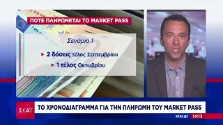 Το χρονοδιάγραμμα για την πληρωμή του Market Pass | Μεσημβρινό δελτίο | 01/08/2023