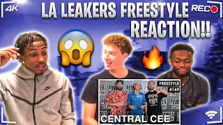 AMERICANS REACT TO CENTRAL CEE - LA LEAKERS FREESTYLE!!