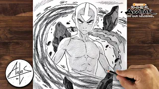 Simple Steps: Drawing Aang - Avatar Character