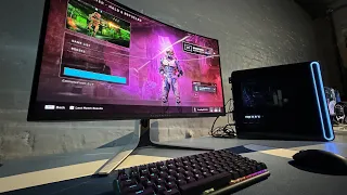 This 4K QD-OLED Alienware Monitor is a Real Curveball