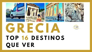 🚐⭐ 16 DESTINOS IMPRESCINDIBLES QUE VER EN GRECIA 🚐⭐