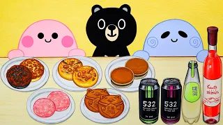 Slime&O-same‘s GImcheon Food Mukbang Stopmotion