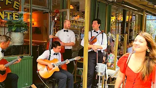 🎸 French & Italian Music @ Caffé Dante New York City 🎵 Live Walking NYC