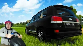 КУПИЛИ ДЕДУ НОВУЮ МАШИНУ LAND CRUISER 200 - CITY CAR DRIVING + РУЛЬ