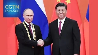 Presidente chino condecora a Putin con la Medalla de la Amistad