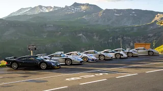 Once in a Lifetime Car meet: 8x Porsche 911 GT1s & Mercedes CLK GTR gather in the Alps!