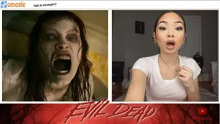 EVIL DEAD Jumpscare OMEGLE I Sustos con PelisDeTerror I Avance Posesión infernal 4