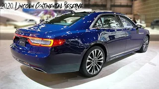 2020 Lincoln Continental Reserve Exterior and Interior Walk Around