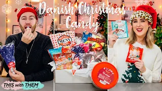 IT'S CHRISTMAS!! British People trying Danish Christmas Candy! - This With Them