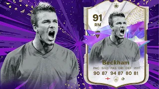 FC 24: DAVID BECKHAM 91 FUTURE STAR ICON PLAYER REVIEW I FC 24 ULTIMATE TEAM
