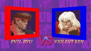 Ultra Street Fighter II - Evil Ryu Vs. Violent Ken (WORLD WARRIOR)