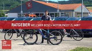 Bosch E-Bike Motoren im Vergleich