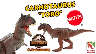 Carnotaurus TORO Acampamento Jurássico Mattel - Review e comparação PT-BR #JurassicWorldMattel