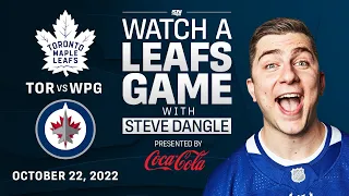 Watch Toronto Maple Leafs vs. Winnipeg Jets LIVE w/ Steve Dangle - presented by Coca-Cola