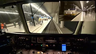 Train Driver's POV Den Haag - Dordrecht SGM 2018 HOW DELAY ARISES: suicidal person