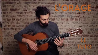 L'orage : le tuto guitare