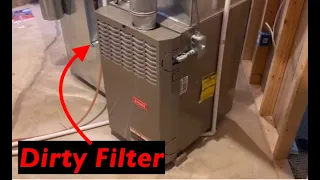Bryant furnace Blowing COLD Air - 90 Second Air Flow Filter Test!