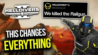 Helldivers 2 Update Just Changed EVERYTHING - Railgun Meta Nerfed, Laser Cannon Buff & MORE