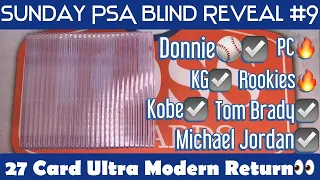 9 Month Return Part 2! PSA Blind Reveal #9: 27 Modern Baseball ⚾️ Basketball 🏀 Football 🏈 Cards