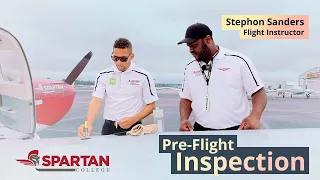 Pre-Flight Inspection of a Piper Archer