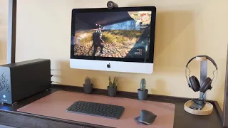 2017 iMac + RX 6800: Witcher 3 4K Ultra Loopback eGPU Gameplay