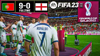 FIFA23 - Portugal vs England (9-0) l WORLD CUP Championship Final | Laptop™ Gameplay [60]