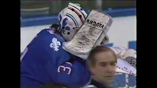 Chicago Blackhawks Quebec Nordiques Mar. 26, 1992 Highlights