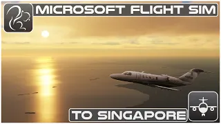 Jakarta to Singapore IFR (Citation CJ4) - Microsoft Flight Simulator (WIII-WSSS)