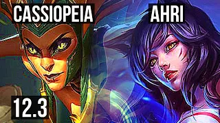 CASSIO vs AHRI (MID) | 11/0/5, Legendary, 500+ games, 1.1M mastery | NA Diamond | 12.3