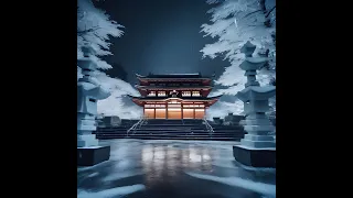 Snow-covered Temple: Relaxing Bamboo Flute, Erhu, and Guzheng Music (20 different songs)