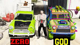 Mr.Bean's Mini Cooper Upgrade Into Ultimate God Car IN GTA 5