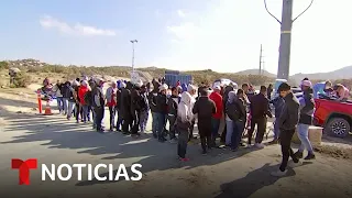 Estables los cruces migrantes y San Diego es el punto caliente de la frontera | Noticias Telemundo